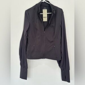 Sweaty Betty NWT gray Zip power hybrid Jacket size XL